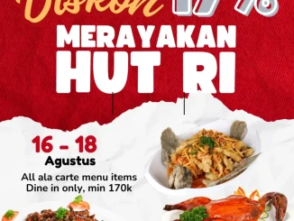 Promo Central Restaurant Kemerdekaan diskon 17% menu ala carte berlaku dine-in 16–18 Agustus 2025