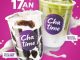 Promo Chatime Merdeka Rasa 17-an Rp17.000 untuk Grass Jelly Fresh Milk dan Matcha Tea Latte berlaku 15–17 Agustus 2025