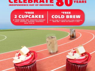 Promo Colette Lola Merdeka gratis cupcake dan cold brew berlaku 17 Agustus 2025 di semua Cake Studio