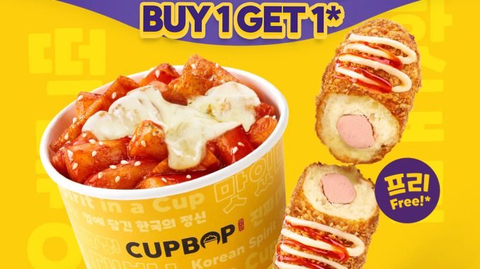 Promo CUPBOP Hari Kartini BELI 1 GRATIS 1 periode 20 – 23 April 2026 khusus pelanggan wanita