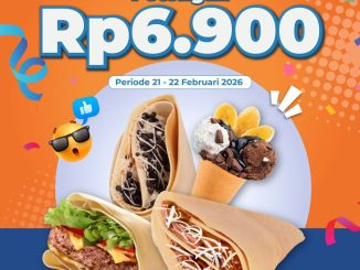 Promo D’Crepes HUT BCA 69 Diskon Rp. 6.900 periode 21 – 22 Februari 2026 QRIS myBCA