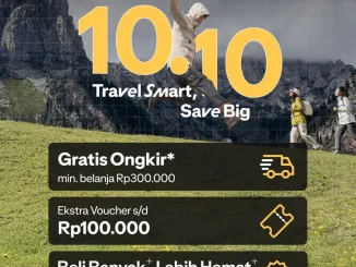 Promo Decathlon 10.10 Diskon hingga Rp. 100.000 berlaku 8–12 Oktober 2025 dengan gratis ongkir se-Pulau Jawa.