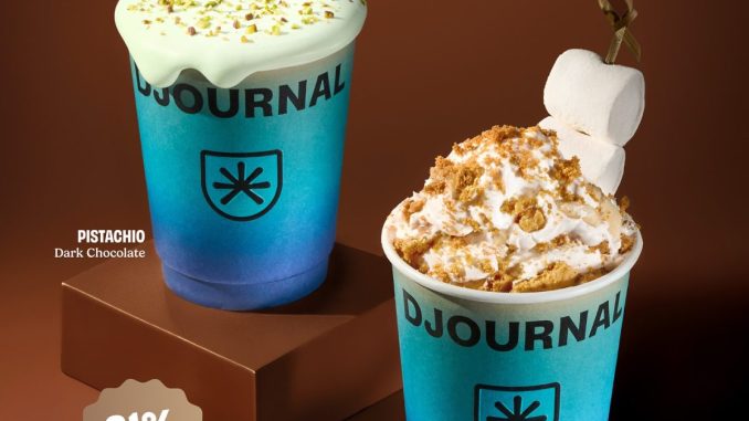 Promo DJOURNAL HOLIDAY SIGNATURE Dark Chocolate dengan Pistachio dan Banana Pudding