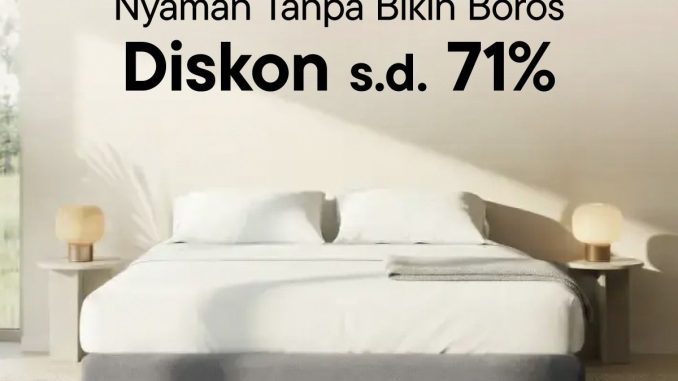 Promo Domi Bed Diskon hingga 71% kasur premium harga hemat