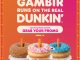 Promo Dunkin Grand Opening Lucky Package Rp. 88.000 berisi ½ Dozen Classic Donuts dan FREE Upsize minuman di Stasiun Gambir.