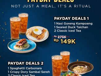 Promo Excelso Payday Deals 2 makanan dan 2 minuman mulai Rp139.000 berlaku 25–31 Agustus 2025