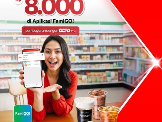 Promo FamilyMart FamiGO OCTO Pay Diskon Rp. 8.000 setiap transaksi aplikasi FamiGO