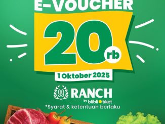 Promo Farmers Market Ranch Market cashback e-voucher Rp 20.000 berlaku 1 Oktober 2025