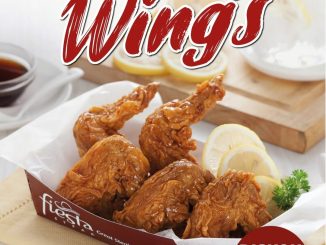 Promo Fiesta Steak Honey Soy Wings Diskon 10% dengan harga Rp. 32.727 setiap Jumat periode Februari 2026