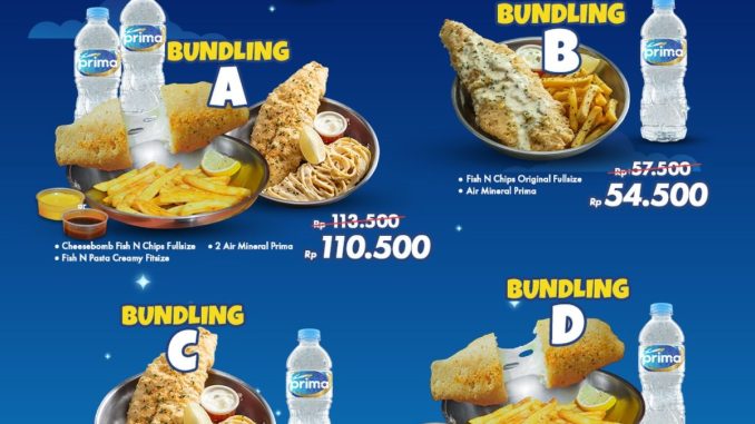 Promo Fishstreat Paket Hemat mulai Rp. 50.000 dengan bundling menu dan bonus voucher Kidzoona di Tebet