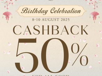 Promo Foek Lam Group cashback 50% untuk semua makanan dine-in, berlaku 8–10 Agustus 2025
