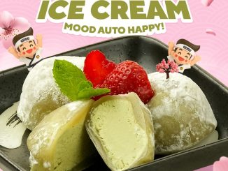 Promo Genki Sushi Mochi Green Tea Ice Cream Moodbooster lembut di luar dingin di dalam bikin mood happy