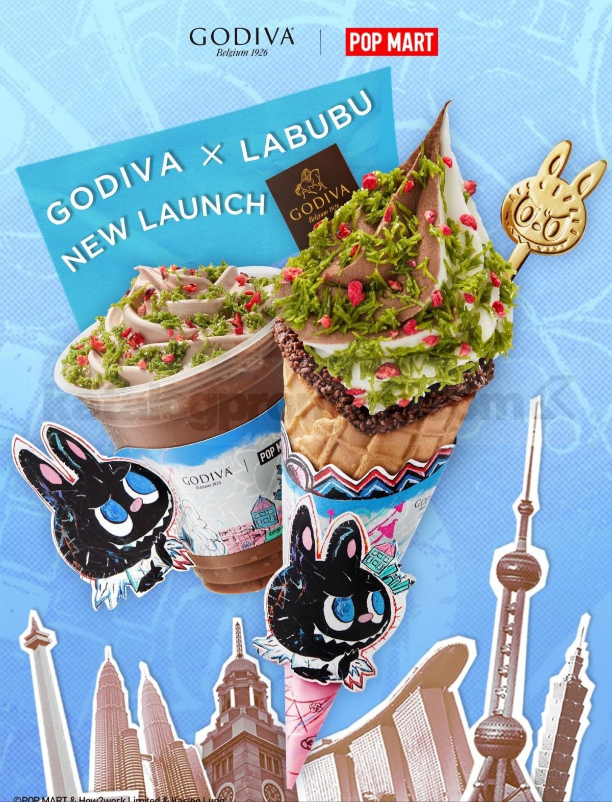 Promo GODIVA x LABUBU Icy Delights Soft Serve & Shake Limited Edition Promo GODIVA x LABUBU Icy Delights Soft Serve & Shake Limited Edition 1