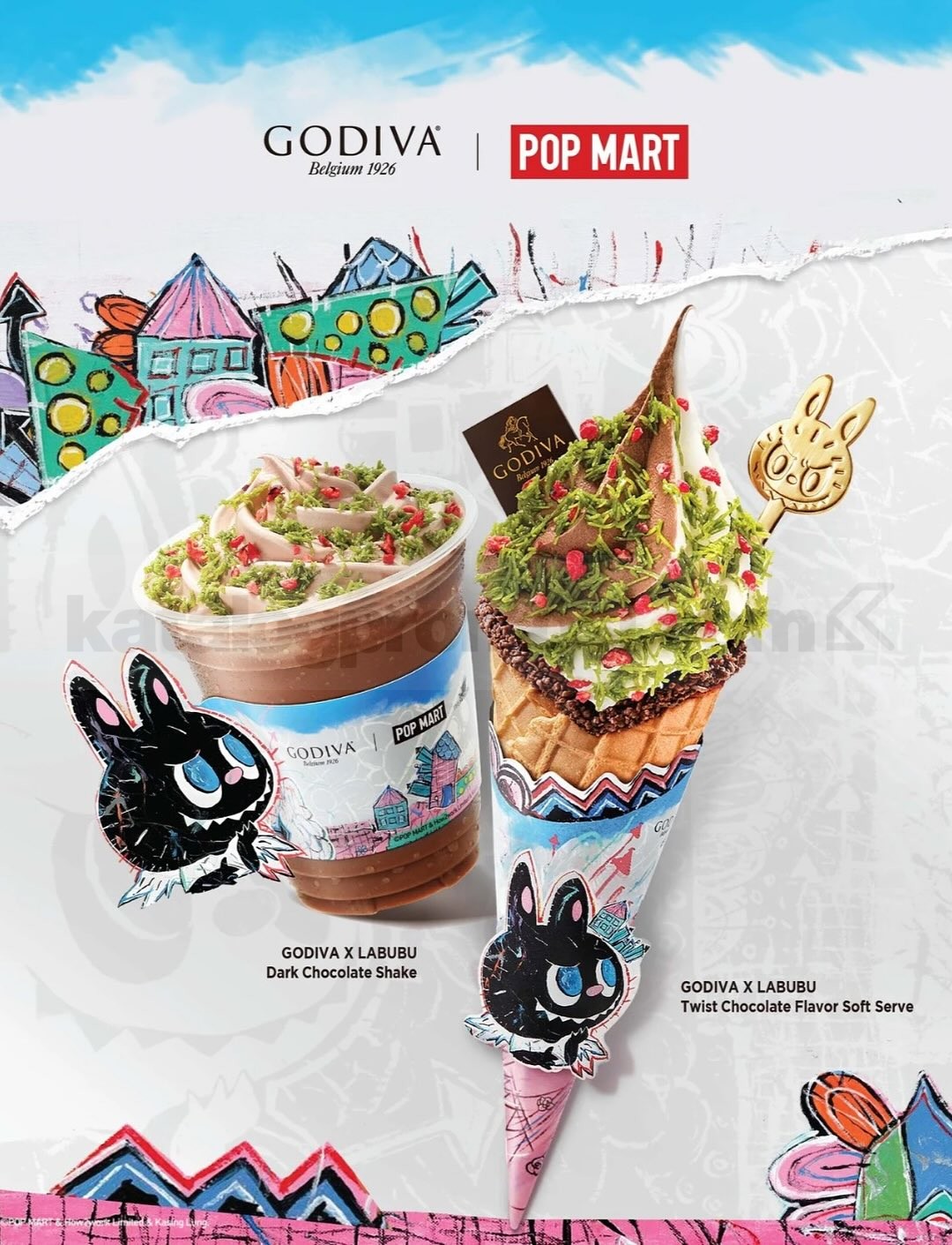 Promo GODIVA x LABUBU Icy Delights Soft Serve & Shake Limited Edition Promo GODIVA x LABUBU Icy Delights Soft Serve & Shake Limited Edition 2