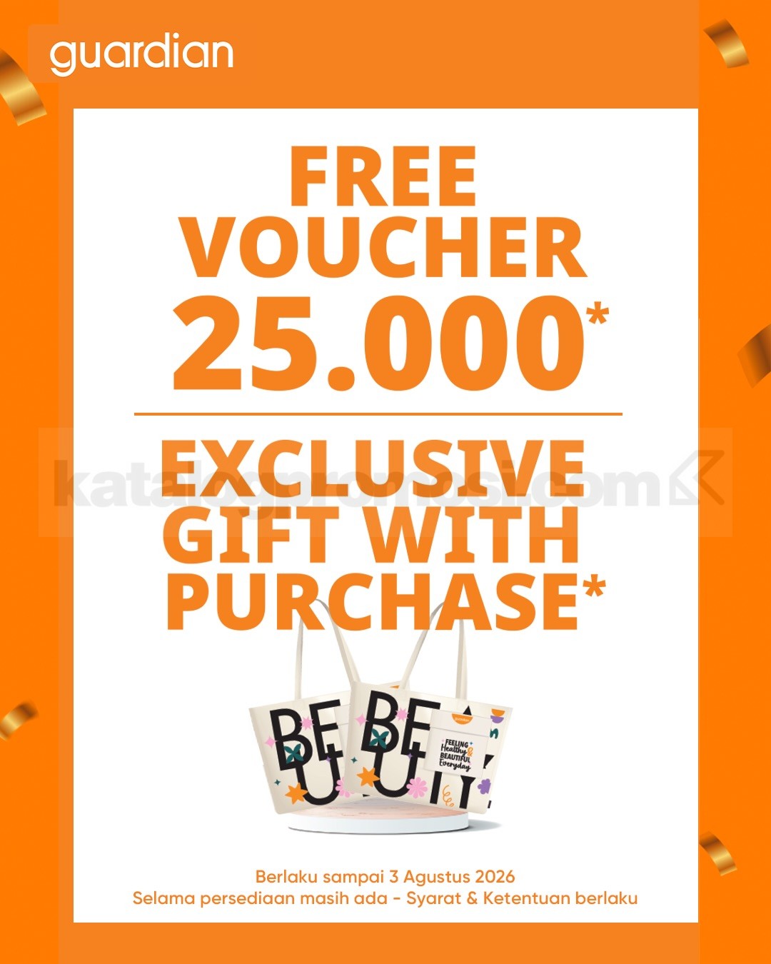 Promo Guardian One Belpark Mall Voucher Rp. 25.000 Promo Guardian One Belpark Mall Voucher Rp. 25.000 1