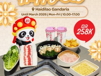 Promo Haidilao Gandaria Happy Set Rp. 258.000 paket hotpot lengkap untuk 2 orang