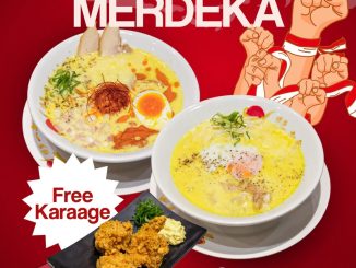 Promo Hakata Ikkousha Merdeka gratis karaage di Pondok Indah Mall