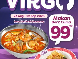 Promo Han Guksu Spesial Zodiak Virgo 2 menu Rp99.000 berlaku 23 Agustus - 22 September 2025 dine-in di seluruh outlet