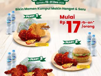 Promo HITS Chicken Holiday Feast mulai Rp. 17.000 per orang