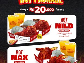 Promo Hits Chicken Mild dan Max Hot Package Rp40000 berlaku di Graha Cijantung Mall