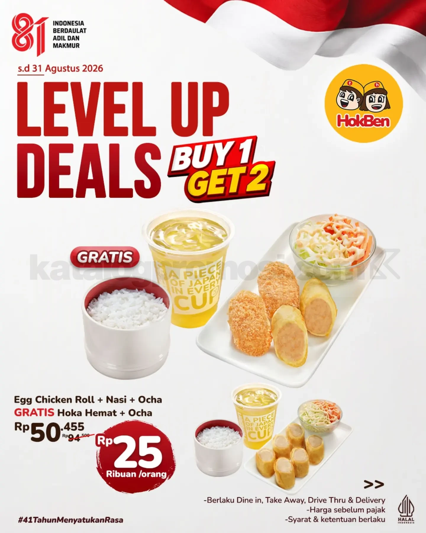 Promo HokBen Level Up Deals Paket Hemat Mulai Rp. 25 Ribuan Promo HokBen Level Up Deals Paket Hemat Mulai Rp. 25 Ribuan 1