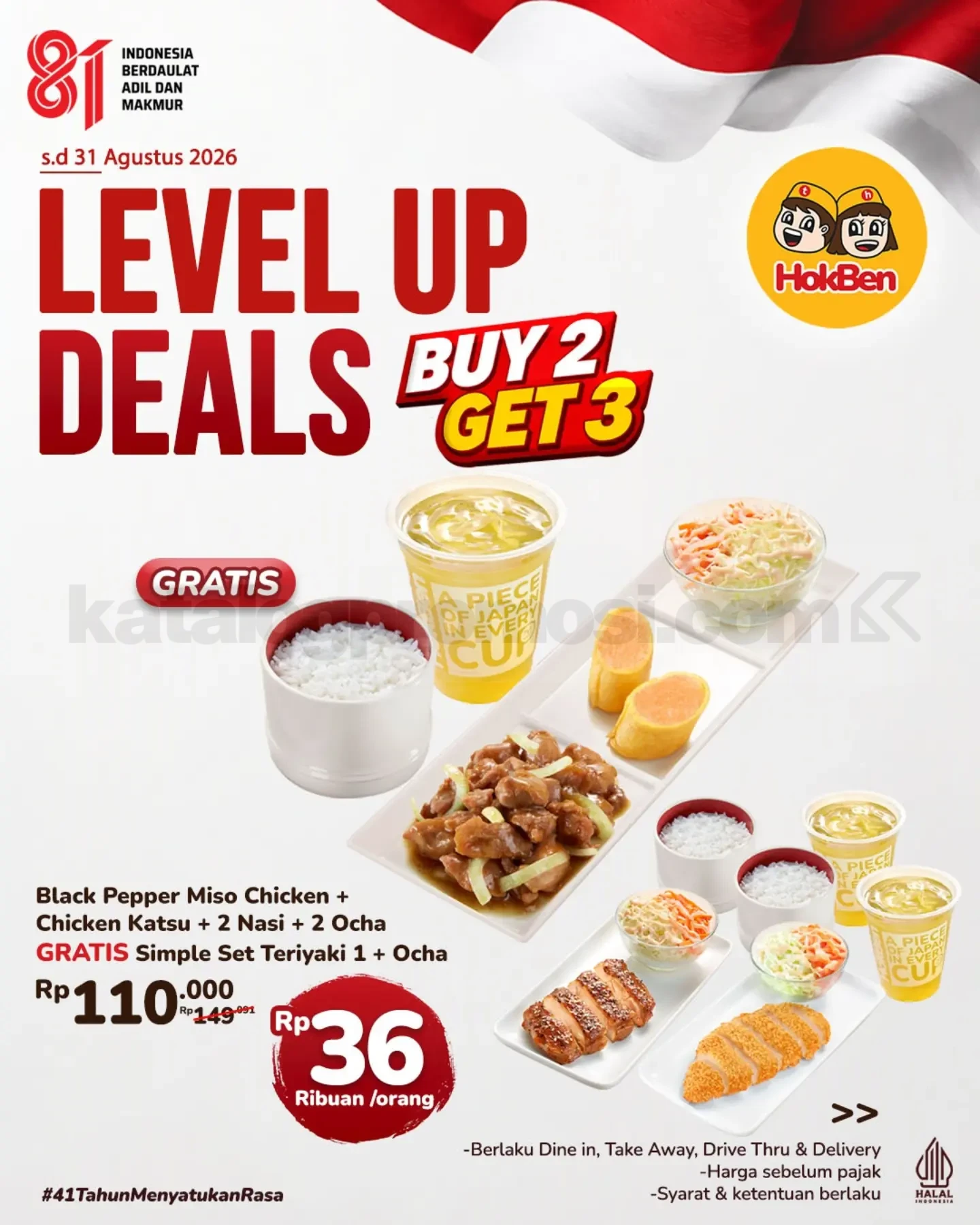 Promo HokBen Level Up Deals Paket Hemat Mulai Rp. 25 Ribuan Promo HokBen Level Up Deals Paket Hemat Mulai Rp. 25 Ribuan 2