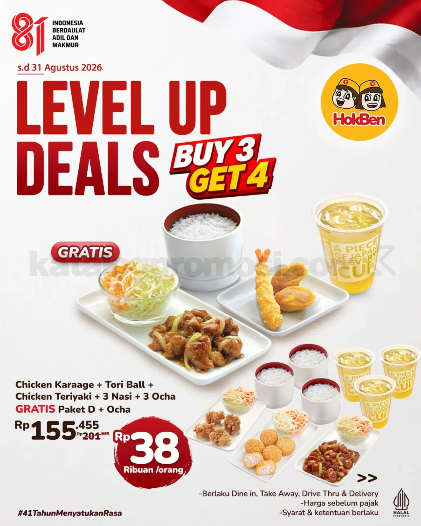 Promo HokBen Level Up Deals Paket Hemat Mulai Rp. 25 Ribuan Promo HokBen Level Up Deals Paket Hemat Mulai Rp. 25 Ribuan 3