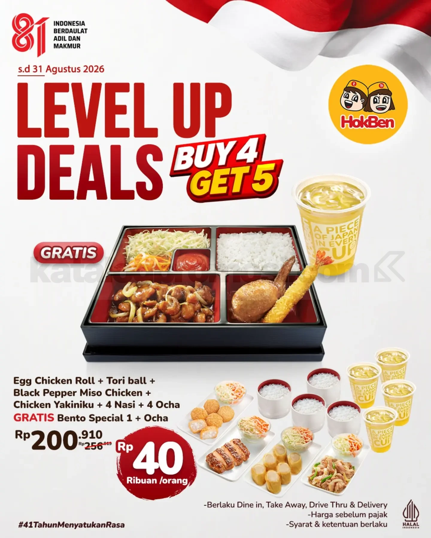 Promo HokBen Level Up Deals Paket Hemat Mulai Rp. 25 Ribuan Promo HokBen Level Up Deals Paket Hemat Mulai Rp. 25 Ribuan 4