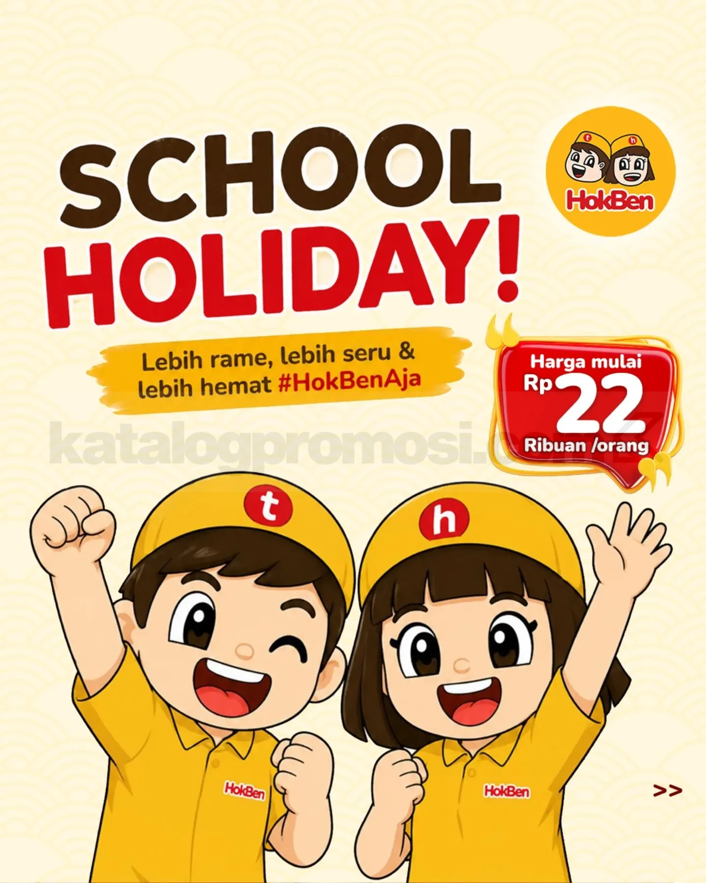 Promo HokBen Liburan Sekolah Menu mulai Rp. 22 ribuan Promo HokBen Liburan Sekolah Menu mulai Rp. 22 ribuan paket hemat dine in