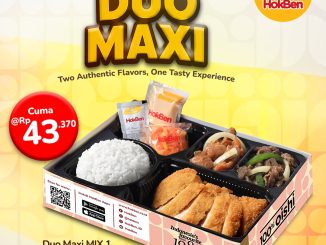 Promo HokBen NEW! Duo Maxi mulai Rp.43.370 via GoFood dengan diskon hingga 20%