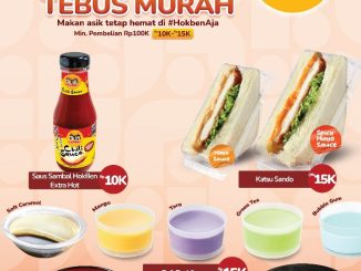 Promo HokBen Tebus Murah Menu Pilihan Mulai Rp10.000 berlaku hingga 30 November 2025 di seluruh outlet HokBen
