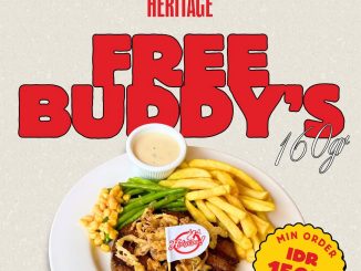 Promo Holycow Heritage Free Buddy's Special Steak 160gr dengan min. order Rp. 150.000