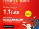 Promo IKEA 11.11 Fantast11.11sss diskon hingga Rp. 1.100.000 berlaku 9–11 November 2025 untuk pembelian online di website dan aplikasi IKEA Indonesia