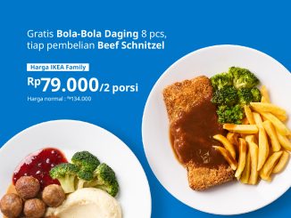 Promo IKEA Rabu Seru beli 1 gratis 1 meatball setiap Rabu untuk member IKEA Family dine in