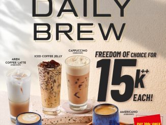 Promo Imperial Tables Daily Brew Member Mulai Rp.100.000++ untuk 7 cup kopi favorit dalam 15 hari