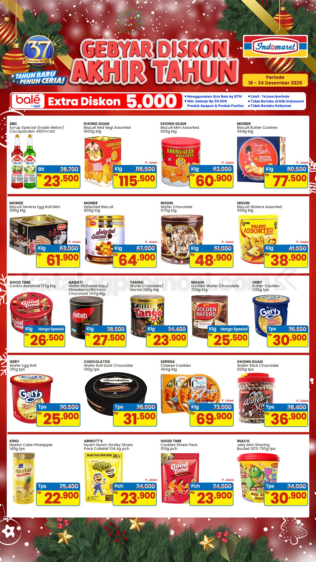 Promo Indomaret Gebyar Diskon Akhir Tahun 18–24 Desember 2025 Promo Indomaret Gebyar Diskon Akhir Tahun 18–24 Desember 2025 diskon snack dan camilan
