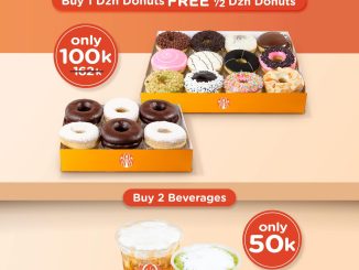 Promo JCO 4EVER beli 1 lusin gratis 1/2 lusin donuts Rp100.000 periode 24–28 November 2025