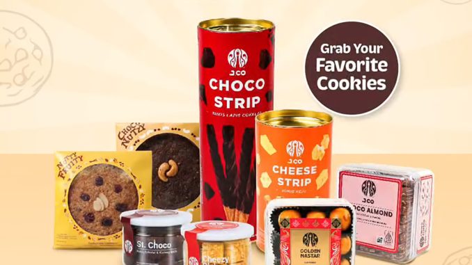Promo JCO All Cookies ON SALE dengan extra saving Rp. 5.000 untuk pemesanan via web dan app delivery.