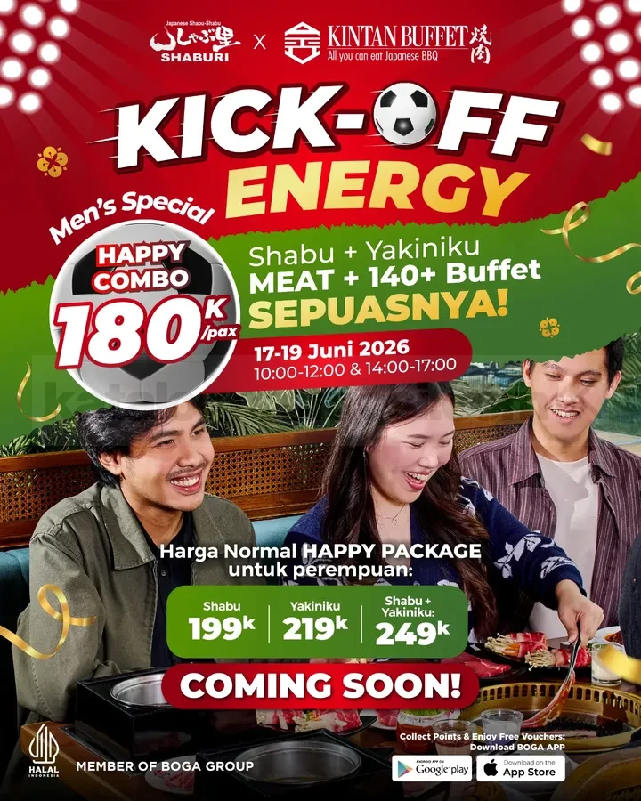 Promo Kintan Buffet Men’s Special Happy Combo Rp. 180.000 Promo Kintan Buffet Men’s Special Happy Combo Rp. 180.000 2