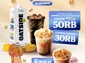 Promo Kopi Kenangan Super Brand Day Buy 2 Get 1 gratis Oatside Latte via GrabFood