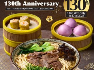Promo LÈTEN PARADISE DYNASTY HUT BRI diskon Rp. 130.000 untuk transaksi dine-in