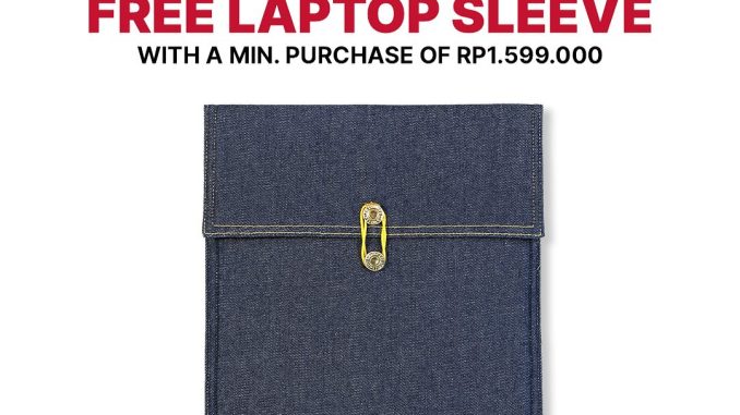 Promo Levi’s Gift With Purchase dapat laptop sleeve, sling bag, t-shirt berlaku 12 September–12 Oktober 2025