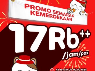 Promo Manekineko Semarak Kemerdekaan karaoke Rp17.000++ per jam per orang