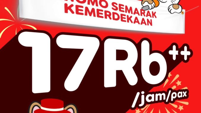 Promo Manekineko Semarak Kemerdekaan karaoke Rp17.000++ per jam per orang