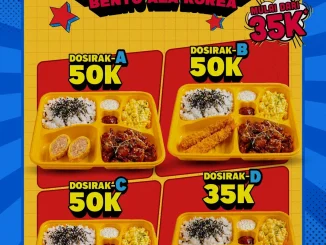 Promo Manggang Paket Spesial K-Dosirak mulai Rp. 35.000 dengan free Nipis Madu