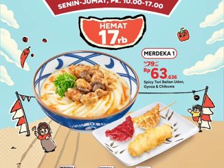 Promo Marugame Udon Paket Merdeka mulai 63 ribuan berlaku di seluruh outlet kecuali bandara