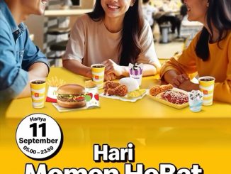 Promo McDonald’s Hari Momen HeBat gratis menu receh 11 September 2025 di seluruh outlet Mekdi
