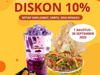 Promo Mie Keprabon BRI diskon 10% berlaku setiap akhir pekan di outlet pilihan