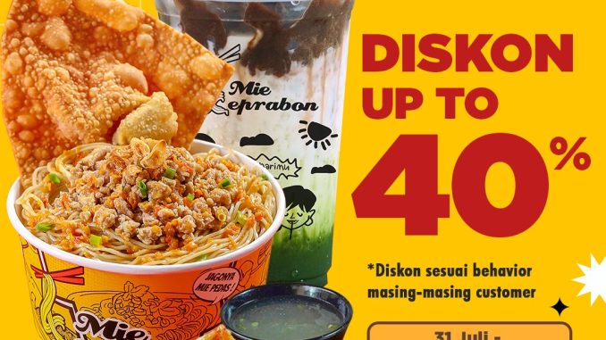 Promo Mie Keprabon GoFood diskon hingga 40% berlaku di seluruh outlet Mie Keprabon