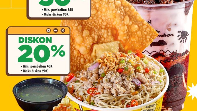 Promo Mie Keprabon GrabFood diskon hingga 30% berlaku di seluruh outlet Mie Keprabon